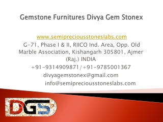 Gemstone Furnitures Divya Gem Stonex