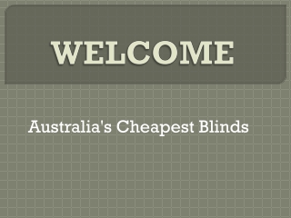 Buy Blinds in Heatherton