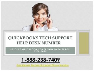 QuickBooks Tech Support Help Desk Number 1-888-238-7409