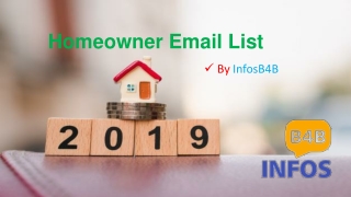 Homeowner Email List | Homeowner Data | Homeowner Data Lists | Infos B4B