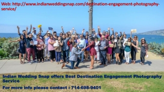 Destination engagement photography service- Indian Wedding Snap