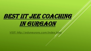 Best IIT JEE coaching in Gurgaon