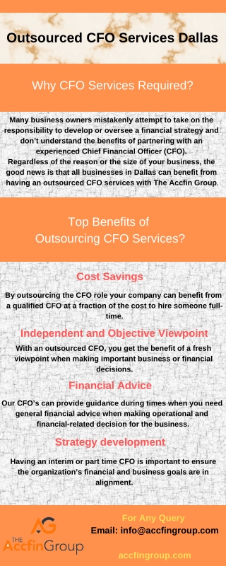 Outsourced CFO Services Dallas