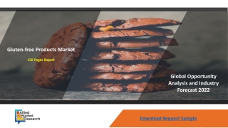 Gluten-free Products Market Future Scope, Top Key Players, Size and Recent Trends by Forecast to 2022