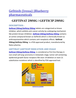 GEFTINAT 250MG | GEFTICIP 250MG-Blueberry pharmaceuticals