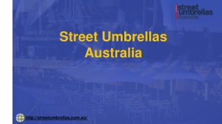permanent outdoor shade structures- street umbrellas Australia