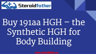 Buy 191aa HGH the Synthetic HGH for Body Building