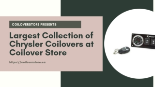 Largest Collection of Chrysler Coilovers at Coilover Store