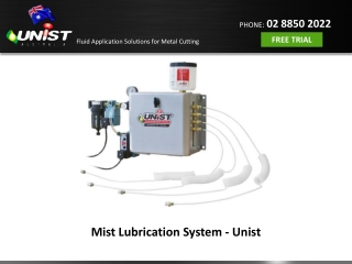 Mist Lubrication System – Unist