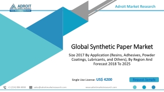 Global Synthetic Paper Market Size, Share , Price Analysis Report 2025