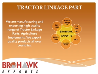 Tractor Linkage parts