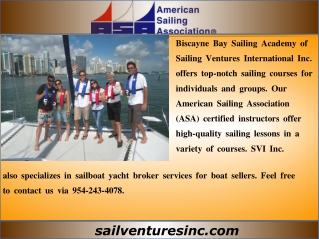 Bareboat Sailing Certification