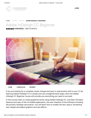 Adobe InDesign CC Beginner - Course Gate