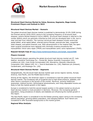 Structural Heart Devices Market Research Report – Forecast to 2023