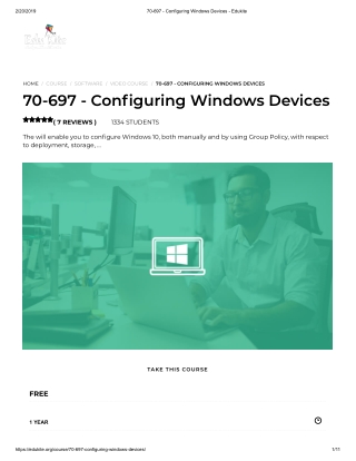 70-697 - Configuring Windows Devices - Edukite