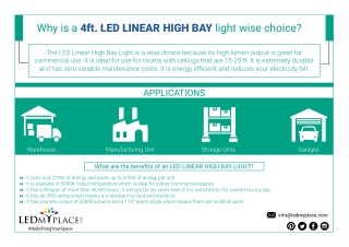 Why 4ft LED Linear High Bay Light is The Best Choice?