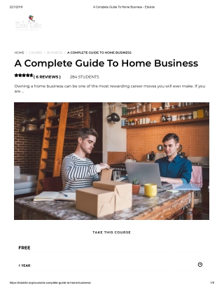 A Complete Guide To Home Business - Edukite