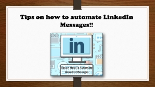Automate LinkedIn Messages!!