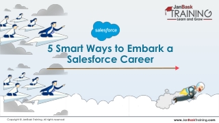 5 Smart Ways to Embark a Salesforce Career