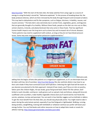 Keto Pure Diet Don’t Trial Before Read Reviews