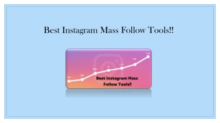 Instagram Mass Follow Tools!!