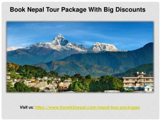 Nepal Vacation Packages