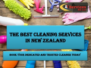 Some of the features to choose a good cleaning service