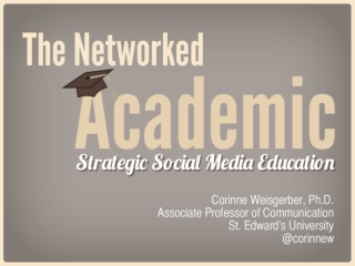 The Networked Academic