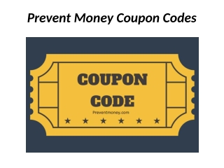 Prevent Money Coupon Codes