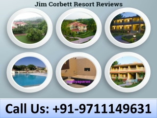 Jim Corbett Resort Reviews