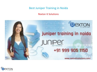 Best Juniper Training in Noida