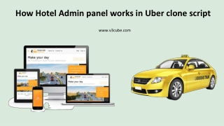 How Hotel Admin panel works in Uber like Taxi booking application