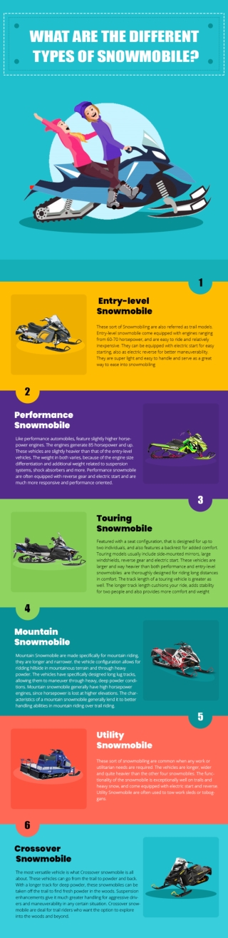 Types of Snowmobiles