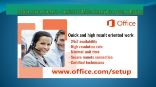 office.com/setup - Install Office Setup on your device
