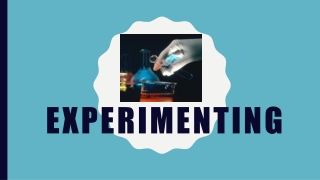 EXPERIMENTING - Bahasa Inggris Untuk Fisika UNNES Nurul Faela Shufa