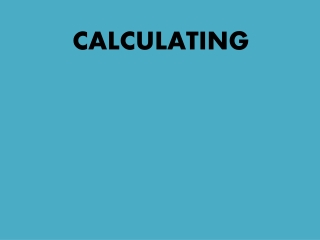 CALCULATING - Bahasa Inggris Untuk Fisika UNNES Nurul Faela Shufa