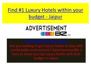 best budget hotels in jaipur