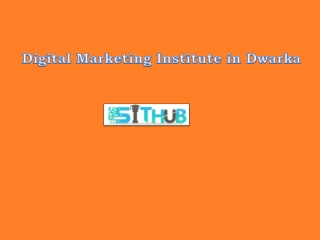 Digital Marketing Training in Uttam Nagar| Digital Marketing Institute in Janakpuri | SIT Hub