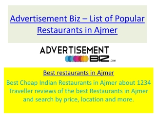 best restaurants in ajmer