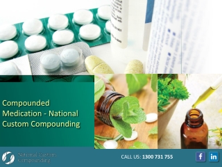 Compounded Medication - National Custom Compounding