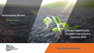 Biostimulant Market By Size, Status And Forecast 2023