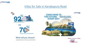 Villas For Sale in Kanakapura Road