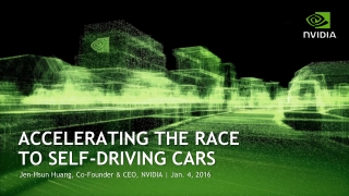 NVIDIA CES 2016 Press Conference