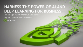 Harness the Power of AI and Deep Learning for Business