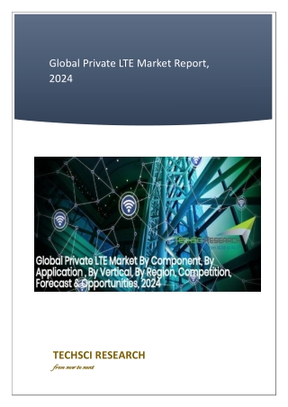 Private LTE Market Research Report 2024 with Size, Share Forecast and Global Opportunities