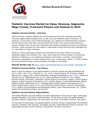 Pediatric Vaccines Market Research Report - Forecast to 2023