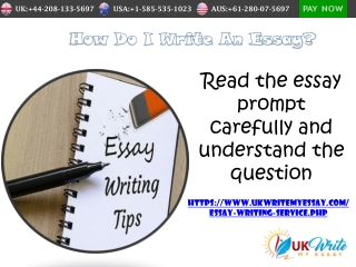 How do I write an essay