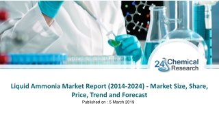 Liquid Ammonia Market Report (2014-2024) - Market Size, Share, Price, Trend and Forecast