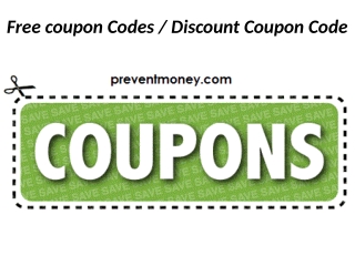 Free coupon Codes or Discount Coupon Code on Online sites