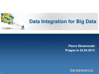 Data Integration for Big Data